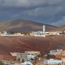 Black clouds in the north of Sidi Ifni